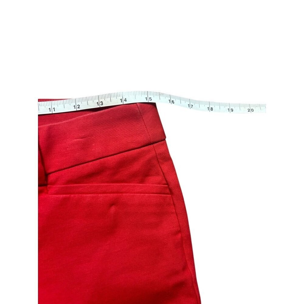 Loft Marisa Women's Casual Scarlet Red Capris - Picture 3 of 6